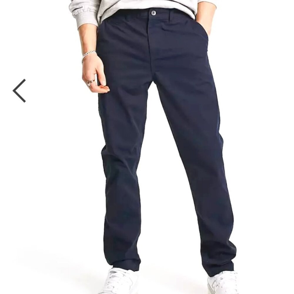ASOS Design Slim Chinos, Navy, 36x32, NWT